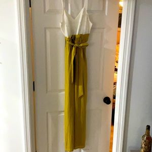 Mustard pearl jumpsuit